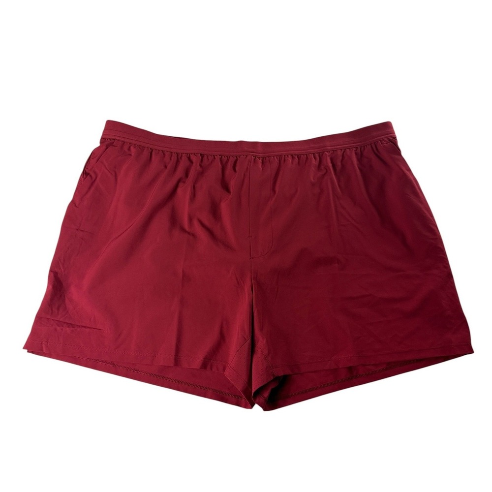 VRST Mens Accelerate Lined Short‎ 5 Inch Inseam Red XXL New With Tags Activewear